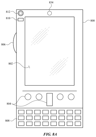 Front view of a mobile phone., drawing sheet 8 from US 2026/0259884 A1