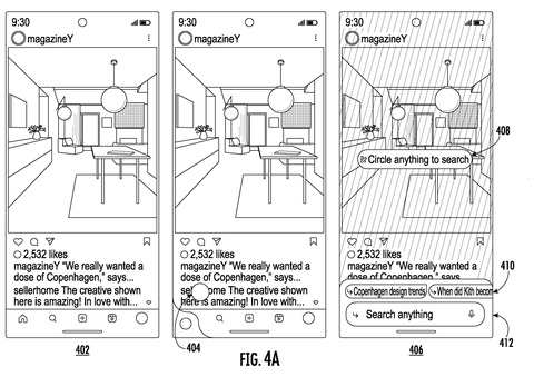 Phone screen visual search., drawing sheet 4 from US 2026/0259890 A1
