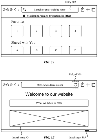 Web browser privacy protection., drawing sheet 3 from US 2026/0260018 A1
