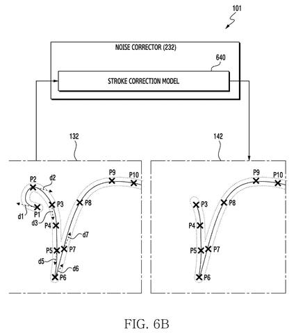Noise corrector with a stroke correction model., drawing sheet 8 from US 2026/0260053 A1