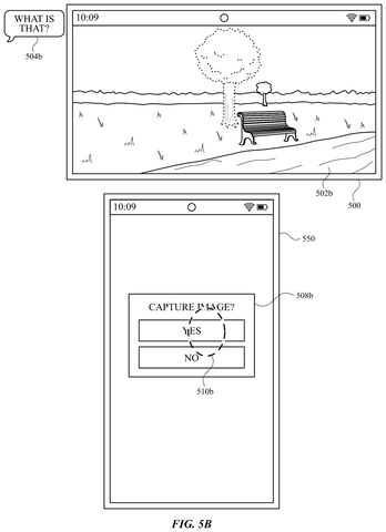 Phone prompting to capture image., drawing sheet 7 from US 2026/0260326 A1