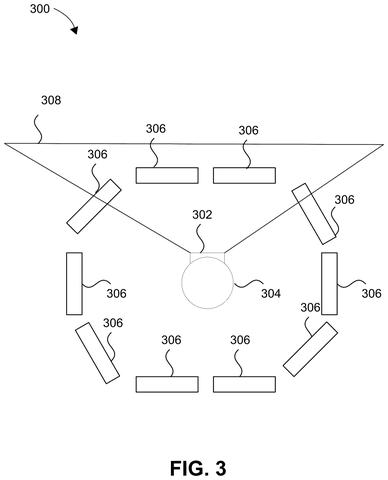 Environment with virtual content, drawing sheet 3 from US 2026/0260439 A1