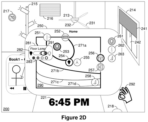Smart home room with floor lamp control., drawing sheet 5 from US 2026/0260440 A1