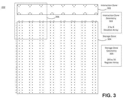Atom interaction and storage zones., drawing sheet 3 from US 2026/0260776 A1