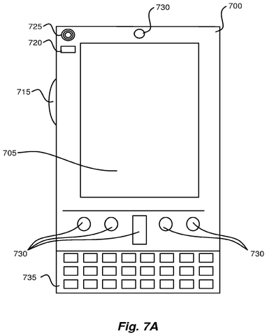Front view of a mobile phone., drawing sheet 7 from US 2026/0261533 A1
