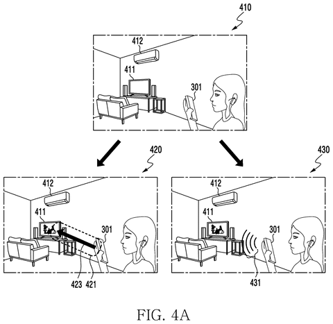Phone controlling TV and air conditioner., drawing sheet 4 from US 2026/0261612 A1