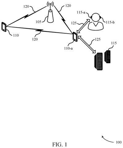 Wireless earbuds, phone, cell tower, drawing sheet 1 from US 2026/0261986 A1