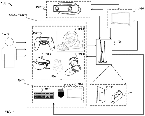 Gaming system with controller and accessories., drawing sheet 1 from US 2026/0263918 A1