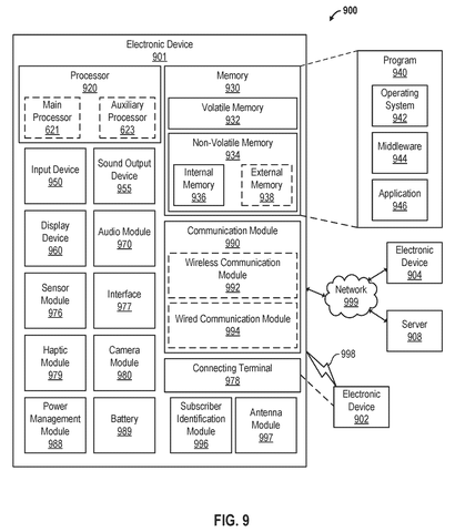 Electronic device with processor and memory., drawing sheet 8 from US 2026/0267009 A1