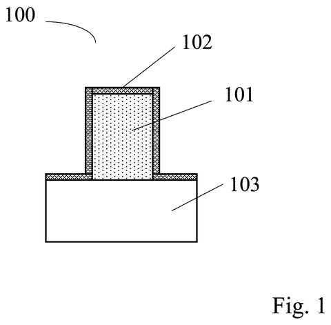 Cross-section of a single pillar., drawing sheet 1 from US 2026/0267039 A1