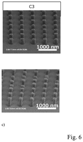 Microscopic images of pillar arrays., drawing sheet 7 from US 2026/0267039 A1