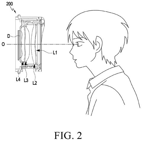 Augmented reality glasses in use, drawing sheet 2 from US 2026/0267157 A1