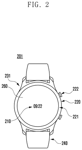 Smartwatch with a circular display., drawing sheet 2 from US 2026/0267293 A1