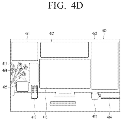 Projector displaying content in regions., drawing sheet 7 from US 2026/0267421 A1