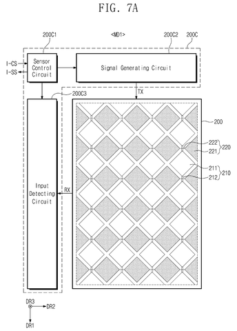 Touchscreen sensor layer., drawing sheet 7 from US 2026/0267431 A1