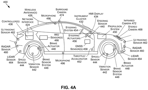 Robotic vehicle with sensors., drawing sheet 4 from US 2026/0267781 A1