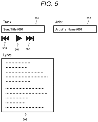 Content playback interface., drawing sheet 5 from US 2026/0268068 A1