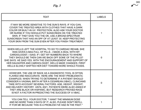Text examples with numerical labels., drawing sheet 3 from US 2026/0268157 A1