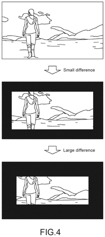 Video content with varying black bars, drawing sheet 4 from US 2026/0268504 A1