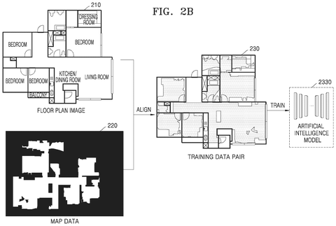 Floor plan image, map data alignment., drawing sheet 3 from US 2026/0268507 A1