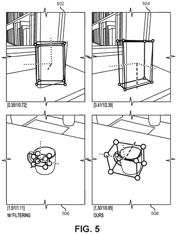 Object tracking with filtering., drawing sheet 5 from US 2026/0268515 A1