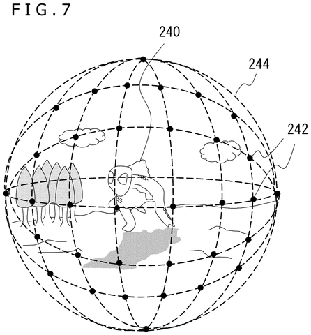 Spherical grid of viewpoints., drawing sheet 7 from US 2026/0268598 A1