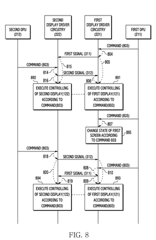 Display control and state changes., drawing sheet 8 from US 2026/0268831 A1