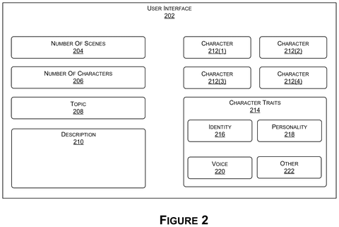 User interface for conversation parameters., drawing sheet 2 from US 2026/0268890 A1