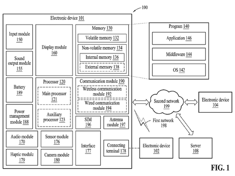 Electronic device and network connections., drawing sheet 1 from US 2026/0269037 A1