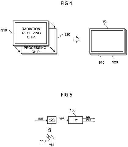 Radiation receiving and processing chips, drawing sheet 4 from US 2026/0270573 A1
