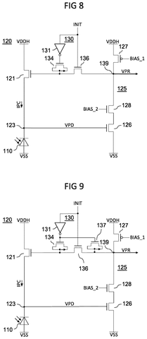 Detailed pixel circuit diagram, drawing sheet 6 from US 2026/0270573 A1