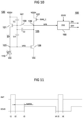 Pixel circuit with bias transistors, drawing sheet 7 from US 2026/0270573 A1
