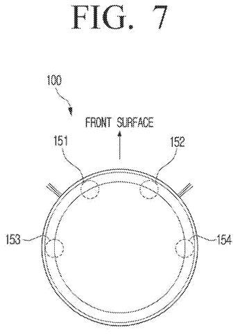 Robot vacuum's multiple sensors, drawing sheet 7 from US 2026/0272244 A1