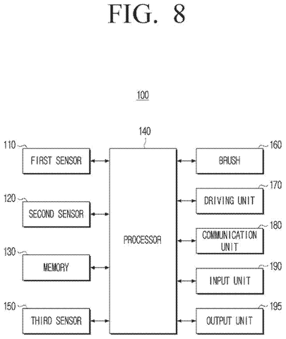 Robot vacuum's full system, drawing sheet 8 from US 2026/0272244 A1