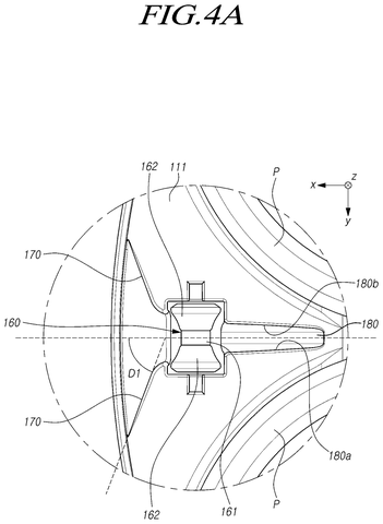 Shaped wheel and cleaning cloth, drawing sheet 4 from US 2026/0272249 A1