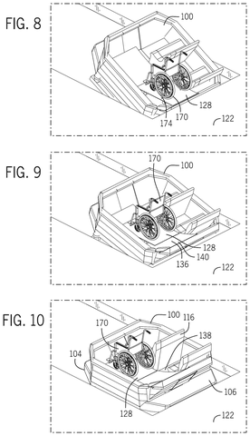 Wheelchair on a self-leveling platform., drawing sheet 5 from US 2026/0272736 A1