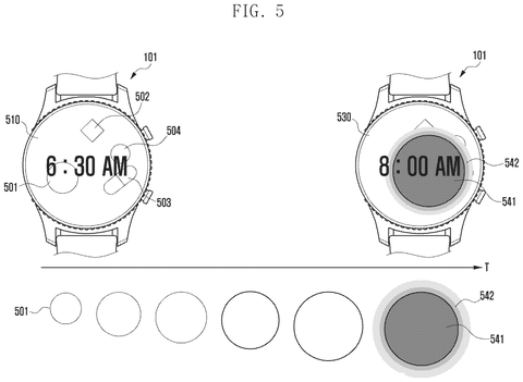 Smartwatch medication reminder visual effect., drawing sheet 5 from US 2026/0272785 A1