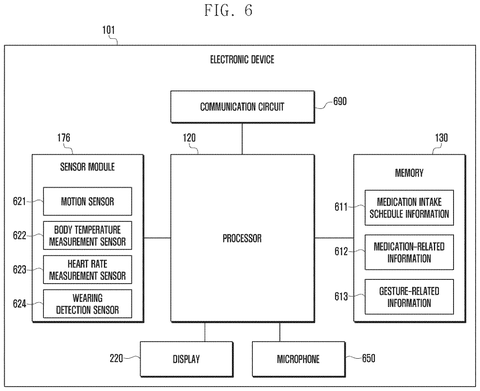 Smartwatch components and sensors., drawing sheet 6 from US 2026/0272785 A1