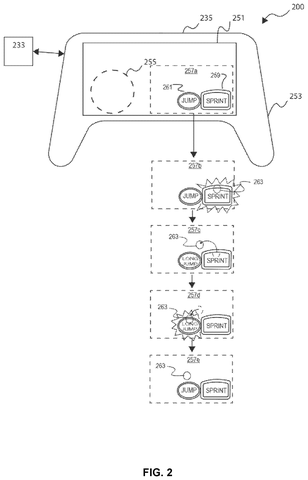 Touchscreen controller with dynamic buttons., drawing sheet 2 from US 2026/0273391 A1