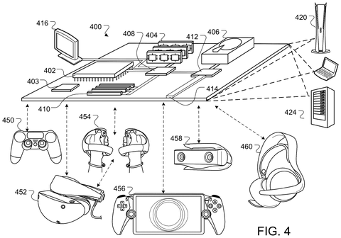 Gaming console and wireless accessories., drawing sheet 5 from US 2026/0273398 A1
