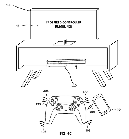 Controller rumbling for authentication., drawing sheet 6 from US 2026/0273403 A1