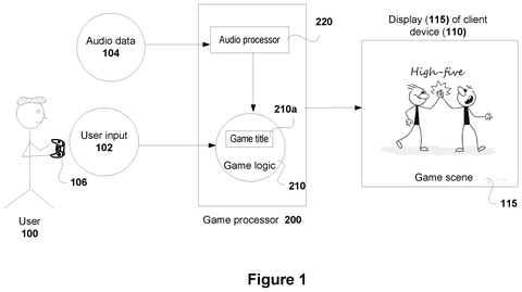 User playing a video game., drawing sheet 1 from US 2026/0273406 A1