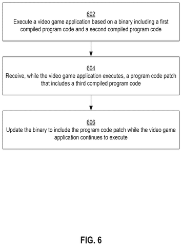 Steps for patching a game., drawing sheet 6 from US 2026/0273419 A1