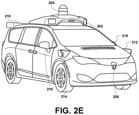 Autonomous minivan, front perspective view., drawing sheet 4 from US 2026/0274273 A1