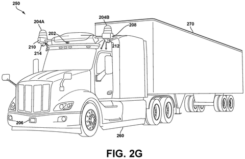 Autonomous semi-truck with trailer., drawing sheet 6 from US 2026/0274273 A1