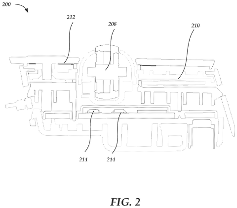 Internal components of button assembly, drawing sheet 2 from US 2026/0274324 A1