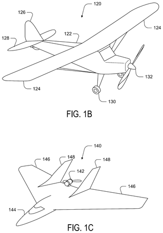 Biplane and delta-wing aircraft, drawing sheet 2 from US 2026/0274470 A1