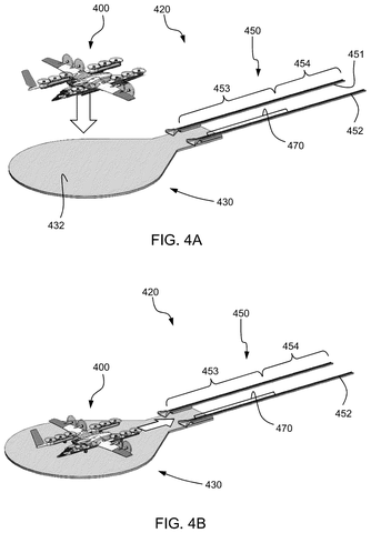 Drone landing and queuing system, drawing sheet 7 from US 2026/0274470 A1