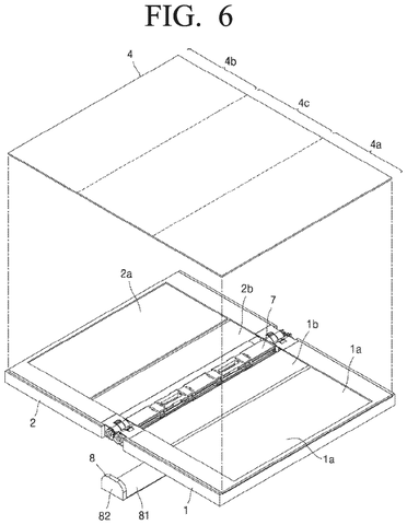 Exploded view of hinge mechanism., drawing sheet 7 from US 2026/0276033 A1