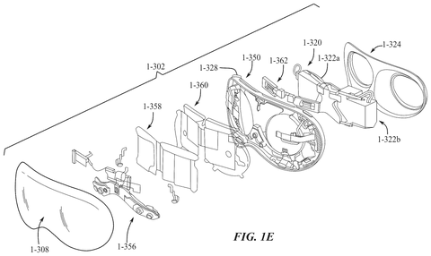 Exploded view of headset internals., drawing sheet 4 from US 2026/0276398 A1